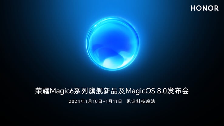 Honorl'affiche de lancement de la série Magic6. (Source : Honor via Weibo)