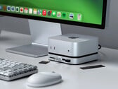 La nouvelle station d'accueil pour Mac mini de Satechi adopte un design plus épuré que son homologue RayCue. (Source de l'image : Satechi)