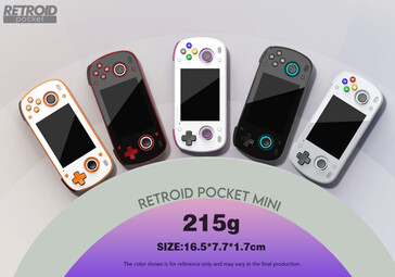 Les nouvelles couleurs du Retroid Pocket Mini. (Source de l'image : Retroid)