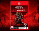 La couverture d'Assassin's Creed Shadows Switch 2 est présentée (Source de l'image : Auchan, avec modifications)