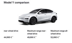 Le modèle Y Juniper à quatre roues motrices et à grande autonomie a une autonomie de 386 miles (Image source : Tesla)