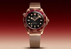 L&#039;Omega Seamaster Diver 300M Bronze gold and Burgundy Edition a été lancée aux Etats-Unis (Image source : Omega)