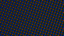 Disposition des sous-pixels de l'écran externe