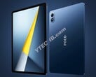 Selon les rumeurs, le Poco Pad M1 devrait être disponible en bleu et en noir. (Source de l'image : Ytechb, édité)