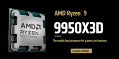 Les AMD Ryzen 9 9950X3D et Ryzen 9 9900X3D sont désormais officielles (source d&#039;image : AMD)