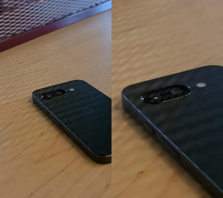 Le Google Pixel 9a en photo dans une fuite du Samsung Galaxy S25 Edge (Image source : 9to5Google)