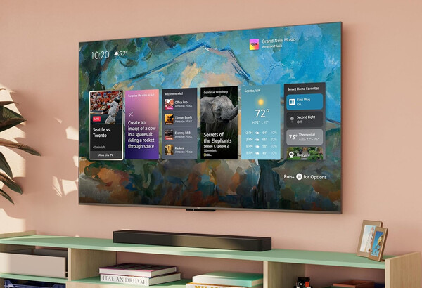 Amazon Fire TV Ambient Experience affiche des informations utiles lorsque le téléviseur n'est pas utilisé. (Source de l'image : Amazon)