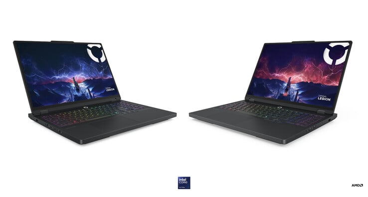 Le Legion Pro 5i Gen 10 et le Legion Pro 5 Gen 10 de gauche à droite. (Source de l'image : Lenovo)