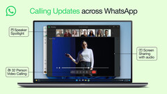 Les nouvelles fonctions d&#039;appel vidéo de WhatsApp en font une option plus viable pour les appels vidéo (Source : WhatsApp)