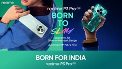 Le Realme P3 Pro est doté d&#039;un design phosphorescent. (Source de l&#039;image : Realme)