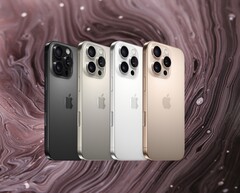 Les iPhone 16 Pro et Pro Max conservent le cadre en titane de leurs prédécesseurs. (Source de l&#039;image : Apple, Adrien Converse sur Unsplash, édité)