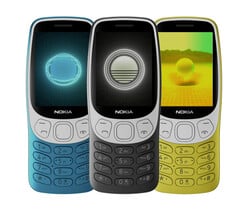 Le Nokia 3210 2024 a été présenté en trois couleurs jusqu&#039;à présent. (Source de l&#039;image : WinFuture &amp;amp; @rquandt)