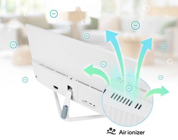 L'ioniseur est censé réduire les allergènes (Image source : Asus)