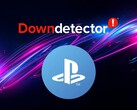 Le symbole du réseau PlayStation Network apparaît sous le logo du Down Detector