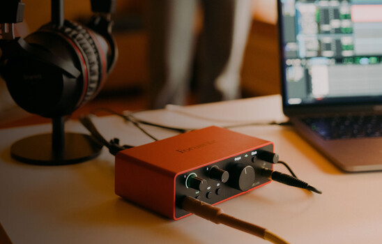 La Scarlett Solo, avec ses 2 entrées - 1 micro, 1 instrument - est très appréciée des musiciens amateurs et des auteurs-compositeurs (Image Source : Focusrite)