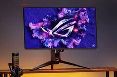 Le ROG Swift OLED PG27UCDM est désormais listé chez plusieurs revendeurs (Image source : Asus)