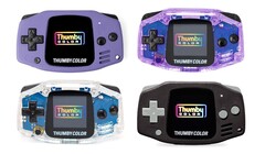 Le Thumby Color est disponible en plusieurs finitions, dont la plupart sont inspirées de la Nintendo Game Boy Advance. (Source de l&#039;image : TinyCircuits)