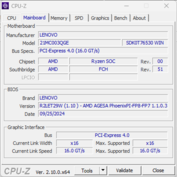 Carte mère CPU-Z