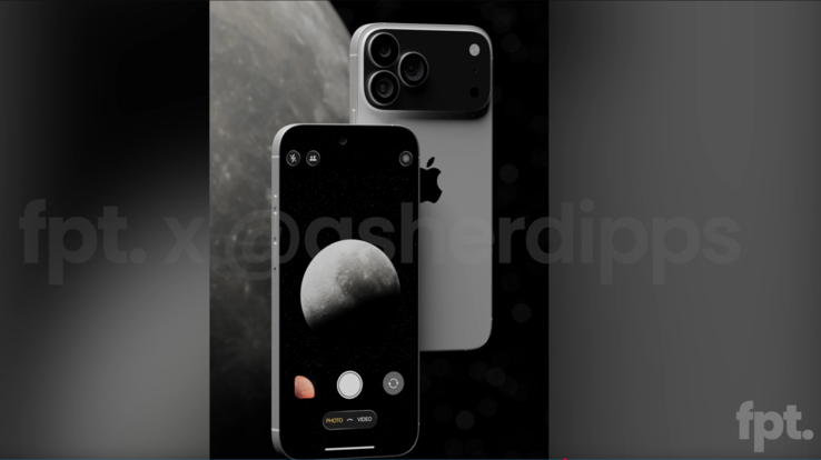 concept de design de l'iPhone 17 Pro (source d'image : Jon Prosser sur YouTube)