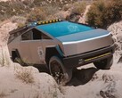 Le Cybertruck navigue avec brio sur la piste tout-terrain. (Source de l'image : Wild Horses Off-Road via YouTube)