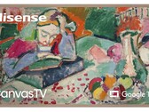 La Hisense S7N CanvasTV n'affiche des œuvres d'art que lorsqu'elle détecte la présence de quelqu'un dans la pièce (source : Hisense)