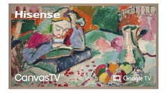 La Hisense S7N CanvasTV n&#039;affiche des œuvres d&#039;art que lorsqu&#039;elle détecte la présence de quelqu&#039;un dans la pièce (source : Hisense)