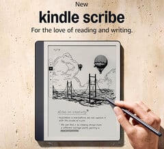 Le Kindle Scribe 2024 a des bords blancs pour un look plus épuré. (Source de l&#039;image : Amazon)