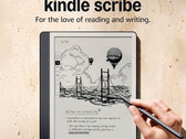 Le Kindle Scribe 2024 a des bords blancs pour un look plus épuré. (Source de l'image : Amazon)