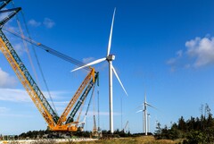 La SG 14 222 de Siemens Gamesa, qui était auparavant la plus grande turbine (source : Siemens Gamesa)