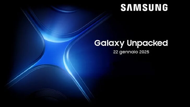 Fuite de l'affiche de l'événement Galaxy Unpacked (Image source : Evan Blass)