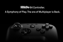 la première tentative de 8BitDo pour créer une manette de Nintendo 64 est enfin disponible dans la couleur noire annoncée. (Source de l&#039;image : 8BitDo)