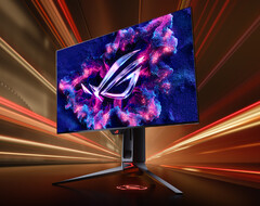 Le ROG Swift OLED PG27AQDP n&#039;a pas de finition brillante. (Source de l&#039;image : ASUS)