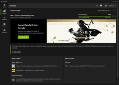 Nvidia GeForce Game Ready Driver 552.44 téléchargeable dans l&#039;application Nvidia (Source : Own)