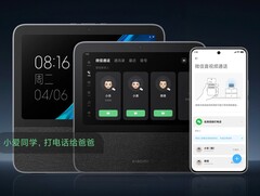 Xiaomi a ajouté les appels WeChat à deux appareils à écran d&#039;accueil intelligent. (Source de l&#039;image : Xiaomi via Weibo)