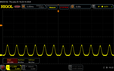 Scintillement PWM (20 % de luminosité)