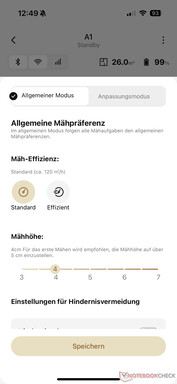 Efficacité et hauteur de coupe - Examen du Dreame A1