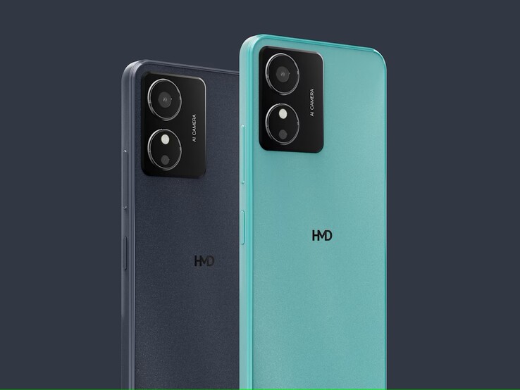 Le HMD Key est disponible en noir nuit et en bleu glace (Image source : HMD)