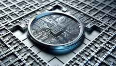 Le matériel analogique peut traiter des calculs d'IA en parallèle en ajustant la résistance des semi-conducteurs en fonction de la tension ou du courant. (Source de l'image : Dall-E 3 AI)