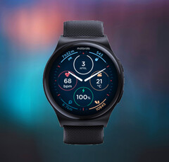 La Moto Watch 120 est disponible en argent glacier, noir fantôme et or rose. (Source de l&#039;image : Motorola)