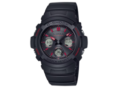 La montre Casio G-Shock AWG-M100FP-1A4JR n&#039;est plus disponible dans la boutique en ligne de la marque. (Source de l&#039;image : Casio)