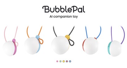 Le BubblePal est disponible en 5 combinaisons de couleurs différentes (Image source : Haivivi)