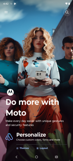 Logiciel Motorola Moto G75