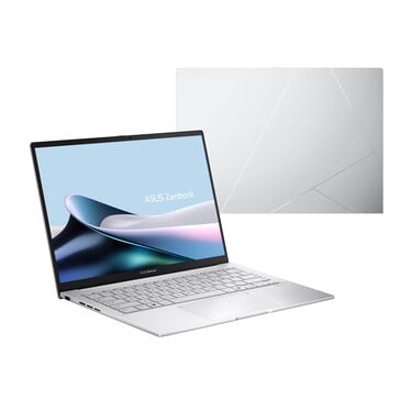 Asus Zenbook 14 UX3405CA en argent brumeux.