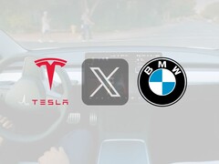 Le compte de médias sociaux de BMW a supprimé son éloge de la FSD de Tesla après que Tesla ait répondu de manière ludique à cet éloge. (Image source : Tesla - Edited)