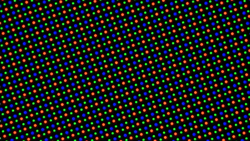 Disposition des sous-pixels de l'écran intérieur