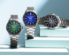 De gauche à droite, le Casio MTS-S100D-3AV, le MTS-S100D-2AV et le MTS-S100D-1AV. (Source de l'image : Casio) 