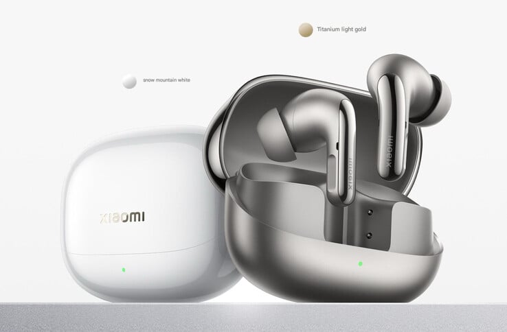 Le Xiaomi Buds 5 Pro est disponible en deux couleurs. (Source de l'image : Xiaomi)