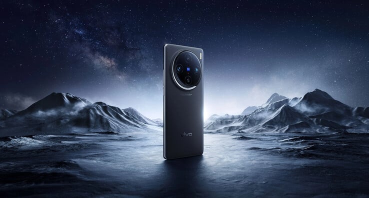 Vivo X100 - Noir astéroïde. (Source de l'image : Vivo)