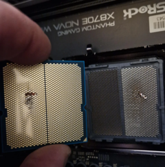 Un malheureux utilisateur de Reddit a vu sa Ryzen 7 9800X3D brûler (source d&#039;image : Reddit)