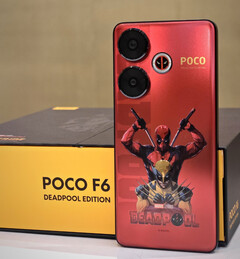 Le POCO F6 Deadpool Edition arrivera avec un design distinctif. (Source de l&#039;image : @Himanshu_POCO)